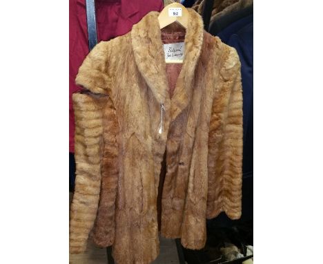 A Vintage Ladies Fur Jacket.