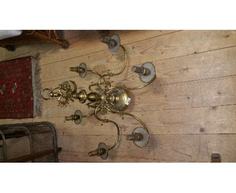 A Dutch Style Six Light Electrolier.