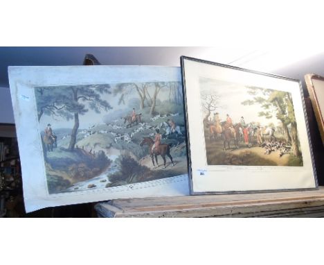 Two La Chasse Hunting Prints.