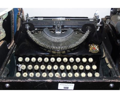 A Vintage Imperial Typewriter.