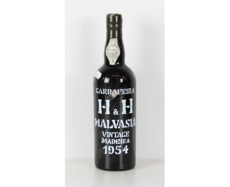 1 bottle H&H Henriques & Henriques Garrafeira Malvasia Vintage Madeira 1954 1 bottle H&amp;H Henriques &amp; Henriques Garraf