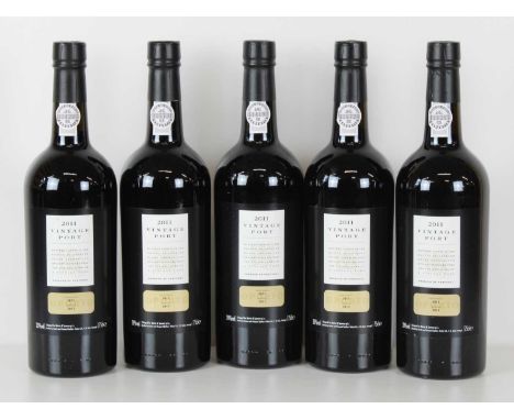 5 bottles Quinta & Vineyards Vintage Port 2011 5 bottles Quinta &amp; Vineyards Vintage Port 2011