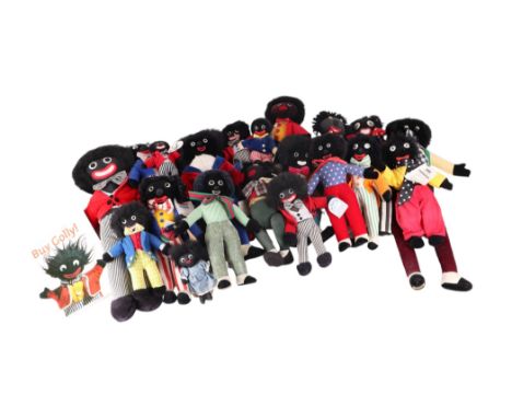 A quantity of Golly soft toys to include Merrythought examples; together with Derricks (Clinton) The History of Black Collect
