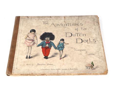Upton (Florence K) - The Adventures of Two Dutch Dolls (and a Robertson's Advertising Doll) - 1895 first edition, words by Be