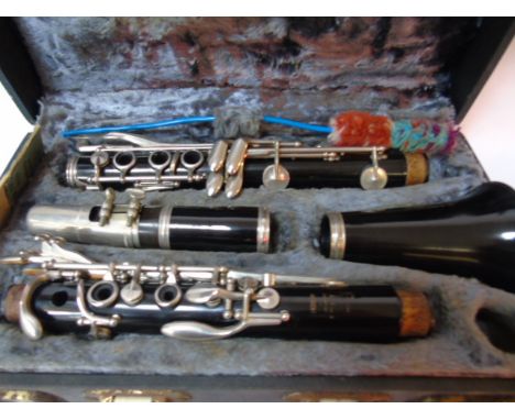 Vintage cased clarinet by Bossey & Hawkes