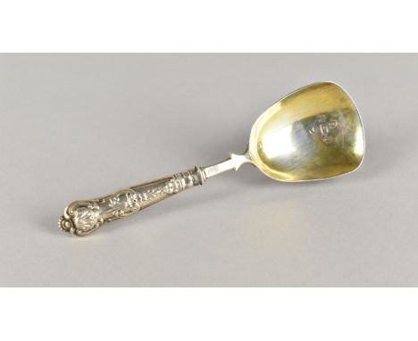 A Silver Kings Pattern Handled Caddy Spoon by Taylor &amp; Perry, Birmingham 1833 Hallmark