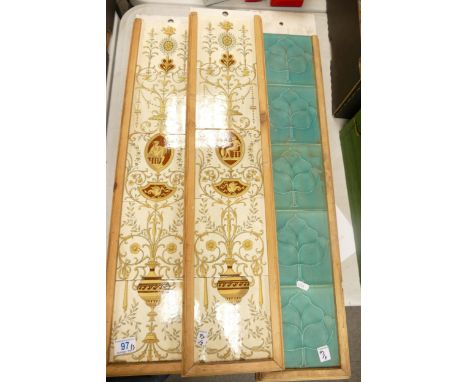 Three 4 Decorative Tile Sale Boards  (3) 