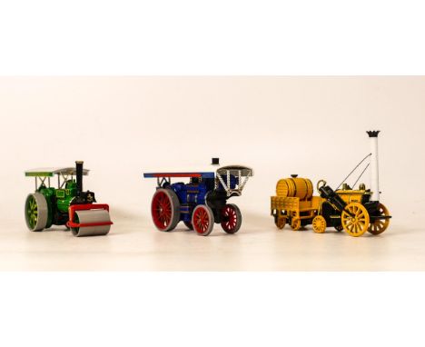 Boxed Matchbox Models of Yesteryear Vehicles to include 1894 Steam Roller, 1905 Fowler Showmans Engine &amp; 1829 Stephensons