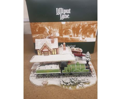 Limited Edition Light Up Lilliput Lane Cottage 'Bluebell Line' No. L2984. In excellent conditionand in original box.