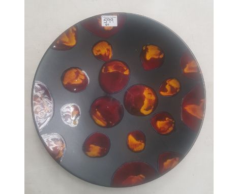 Large Poole pottery charger 41cm diameter 
