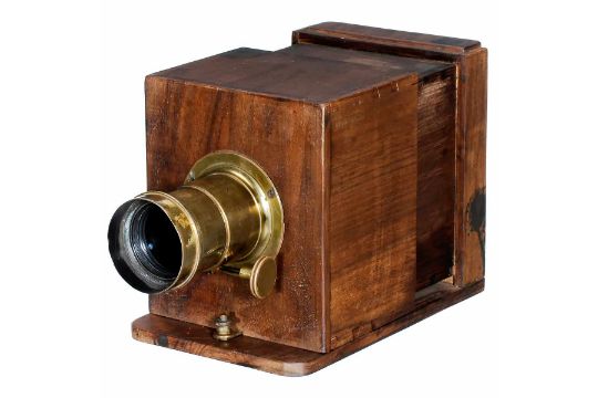 Wet-Plate Sliding Box Camera with Jamin and Darlot Lens, c. 1864 Camera...