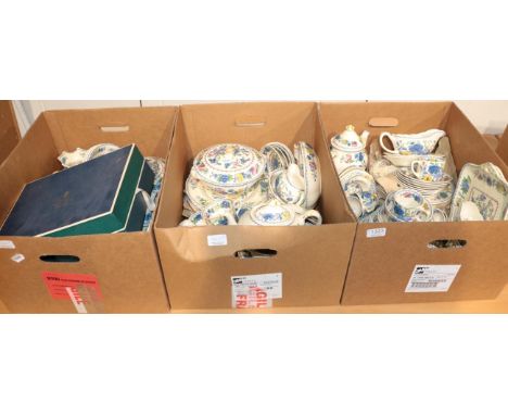 Masons ''Regency'' pattern tea/coffee/dinner service (qty); and a Royal Worcester coffee set, boxed (in three boxes) 