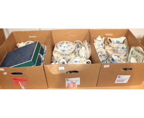 Masons ''Regency'' pattern tea/coffee/dinner service (qty); and a Royal Worcester coffee set, boxed (in three boxes) 