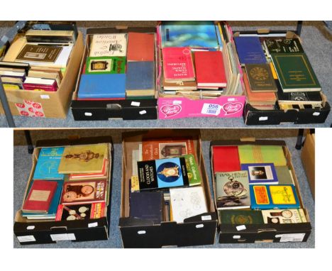 A quantity of clock and watch books (seven boxes)