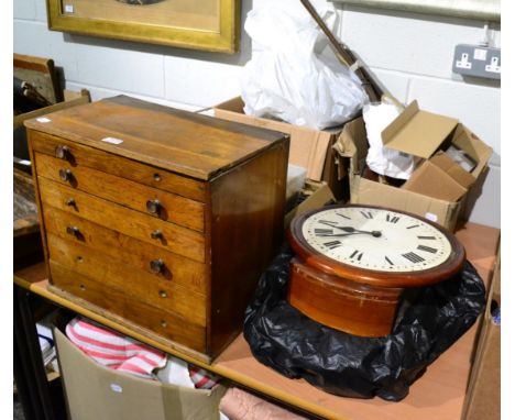 A quantity of clocks and watches, movement parts, clock books etc 
