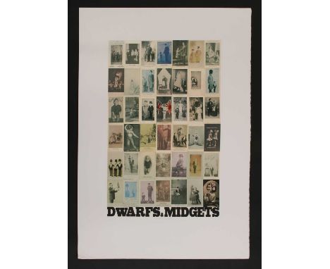 *Sir Peter Blake RA (b.1932) ‘D is for Dwarfs &amp; Midgets’ screenprint in colours, 1991, signed, inscribed with title and n