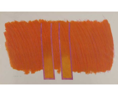 *Richard Smith (1931-2016) 'Sun Curtain' lithograph printed in colours, signed and dated '71 in pencil l.l. 61 x 91.5cm, unfr