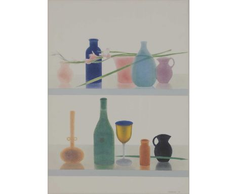 Elizabeth Osborne (American, b.1936) Golden Goblet lithograph, signed and dated '85 in pencil l.r. 68 x 50cmCondition report: