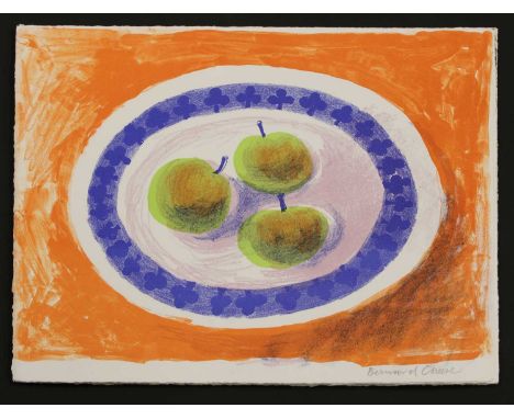 *Bernard Cheese (1925-2013) Green Apples lithograph printed in colours, printers proof for Curwen Press, signed in pencil l.r
