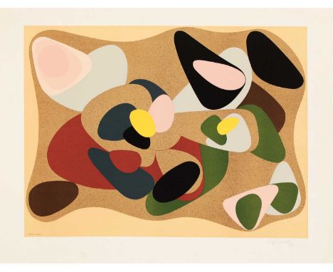 *Victor Vasarely (French, 1906-1997) 'Ingui-niel' lithograph printed in colours, signed in pencil l.r sheet 61 x 76cm, unfram