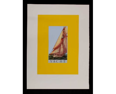 *Sir Peter Blake RA (b.1932) ‘Y is for Yacht’ screenprint, 1991, signed, inscribed with title and numbered 77/95 in pencil, f