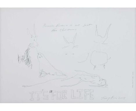 *After Tracey Emin RA (b.1943) Remember Easter is not just for Christmas, it's for Life offset lithograph, 2005, signed and d