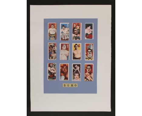 *Sir Peter Blake RA (b.1932) ‘S is for Sumo’ screenprint in colours, 1991, signed, inscribed with title and numbered 75/95 in