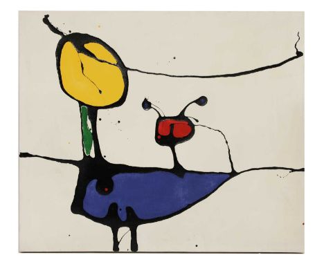 *Peter Denmark (1950-2014) Abstract signed verso, oil on canvas 99 x 117cm, unframed *Artist's Resale Right may apply to this
