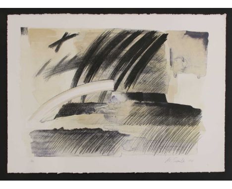 *Michael Sandle (b.1936) Untitled lithograph printed in colours, signed, dated '76 and numbered 14/100 in pencil sheet 70.5 x