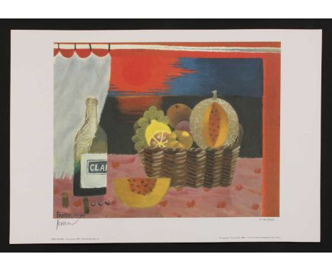 *Mary Fedden RA (1915-2012) 'Red Sunset' lithograph printed in colours, with Bow Art blindstamp, signed and numbered 214/500 