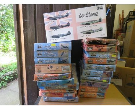Sword 1/72nd scale aircraft unmade kits, generally excellent in good plus boxes, range of WWII to modern including 4-model Se