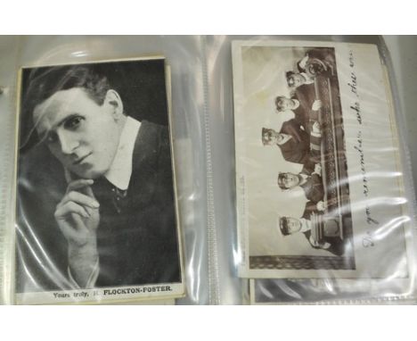 Postcards:  Ring binder album of Pier Show, Revue and other entertainers.