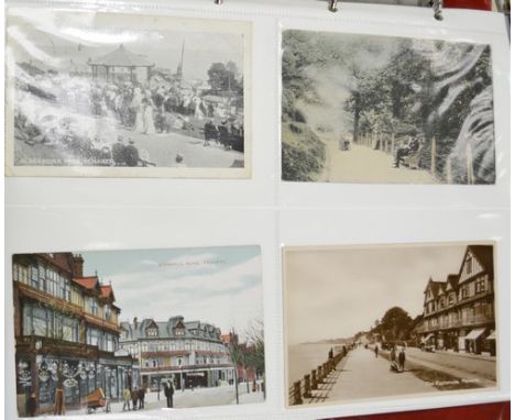 Postcards:  Collection of loose cards, including some of local interest, other cards and a ring binder album.