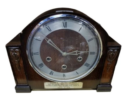 ART DECO CHIMING MANTLE CLOCK 