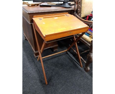 OLD VINTAGE SCHOOL DESK 