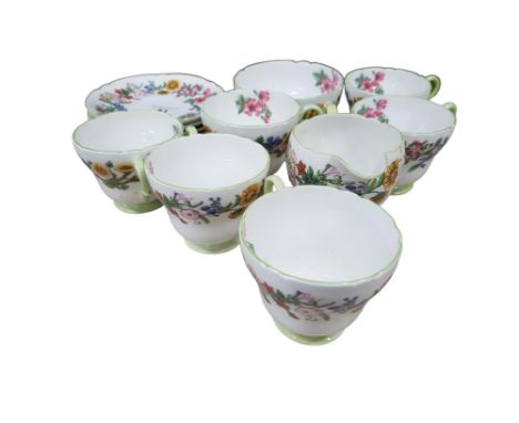 VINTAGE SHELLEY 'HEDGEROW' TEASET 