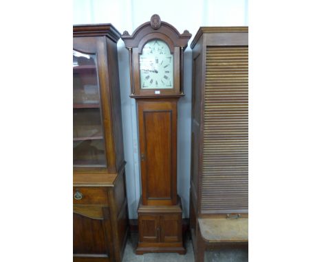 A 19th Century style mahogany longcase clock