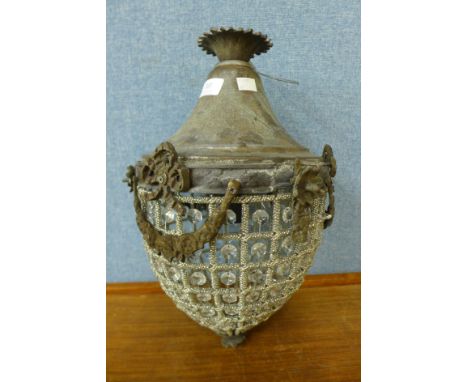 A small Italian style chandelier