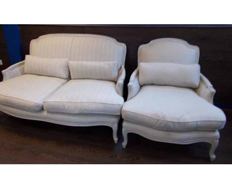 CREAM REPRODUCTION SOFA AND CHAIR