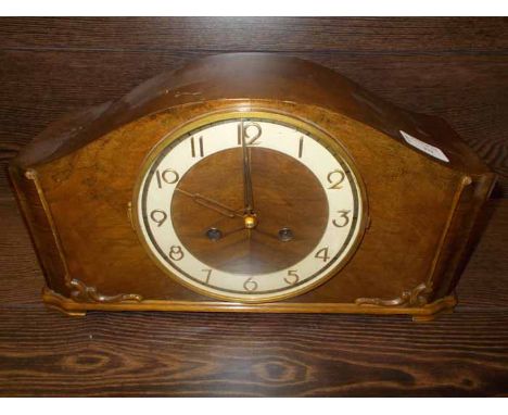 EARLY 20TH CENTURY MAHOGANY MANTLE CLOCK