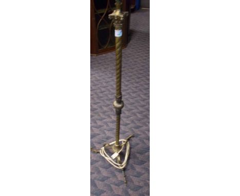 BRASS STANDARD LAMP