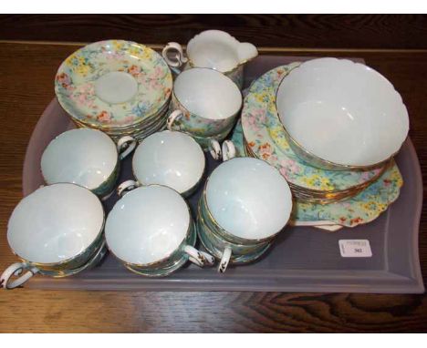 SHELLEY FLORAL PART TEA SET