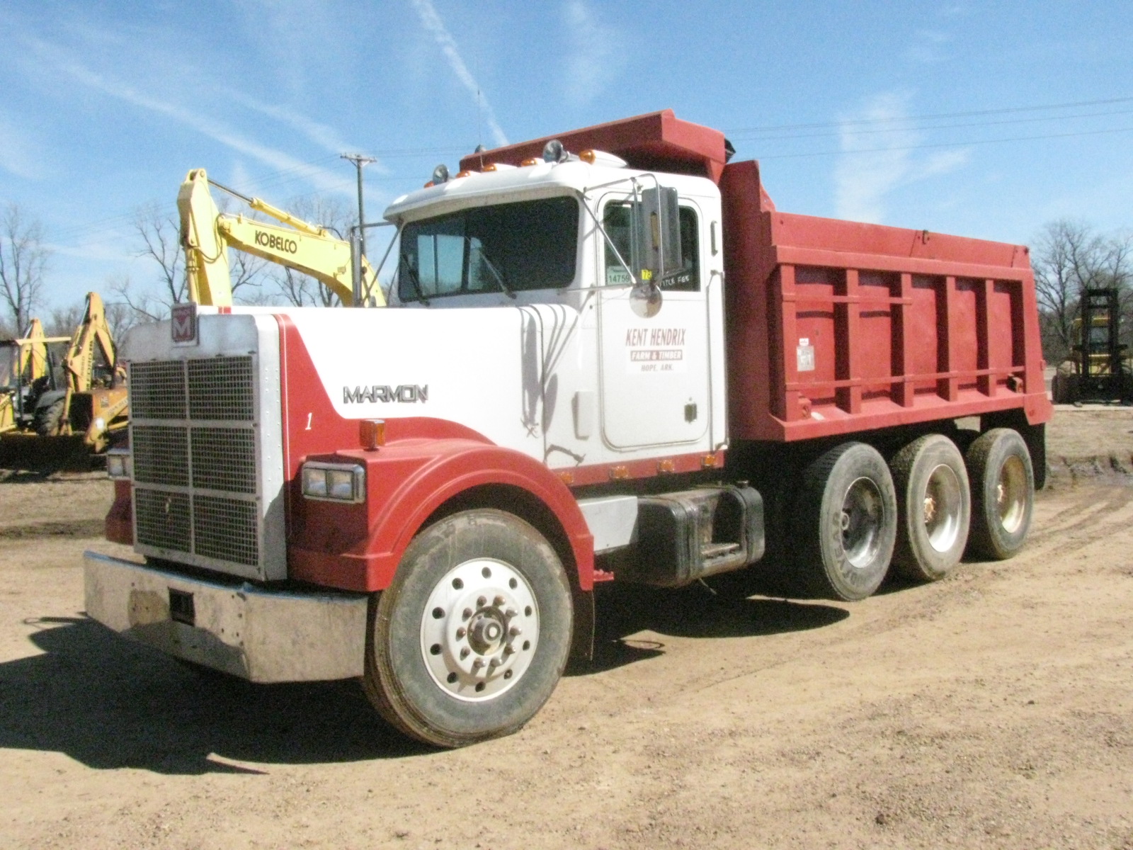 1985 Marmon Dump Truck Eaton-Fuller 9 speed transmission, 300 Cummins ...