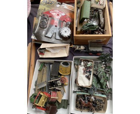 A collection of Britain's lead figures, dinky toys, doll etc