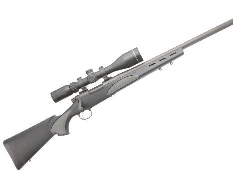 REMINGTON  A MOD 700 .22-250 BOLT ACTION RIFLE Ser No RR77588A   Rubber butt pad, synthetic stock with ventilated forend. Scr