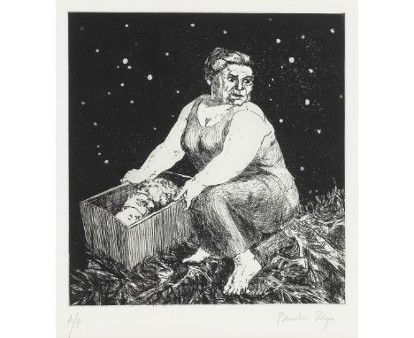 Dame Paula Rego R.A. (British, 1935-2022)Rock-a-bye, Baby  (Rosenthal 115) Etching and aquatint, 1994, on wove, signed and in