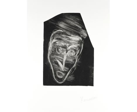 Jannis Kounellis (Greek, 1936-2017)Untitled, from 'Portraits' Photo-etching, 2013, on wove, signed and numbered 20/24 in penc