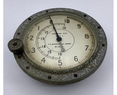 A T A Reynolds &amp; co of London altimeter Thousand Feet Mark V No 751/K