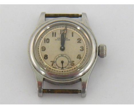 ROLEX, Junior Sport, a 1930s boy’s stainless steel manual wind wristwatch, ref. 2784 no.126538, circa 1938, the cream dial wi