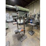 Jet 18 in. Type JET-420F3 Floor-Type Drill Press, S/N: 38303; with 10 in. x 10 in. Table, Spindle